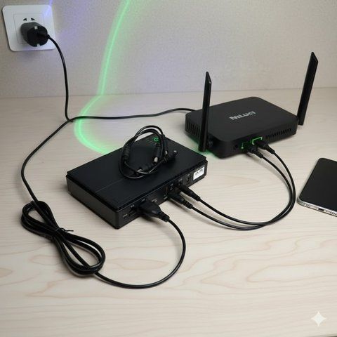 ДБЖ для роутера, камер 14000mAh DC1018L (DC1018P) 18 W DC1018L фото