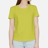 Women T-Shirt Mustard CLO-14-0034 фото